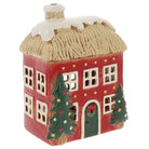 Thatched Christmas Cottage Tea-Light Holder