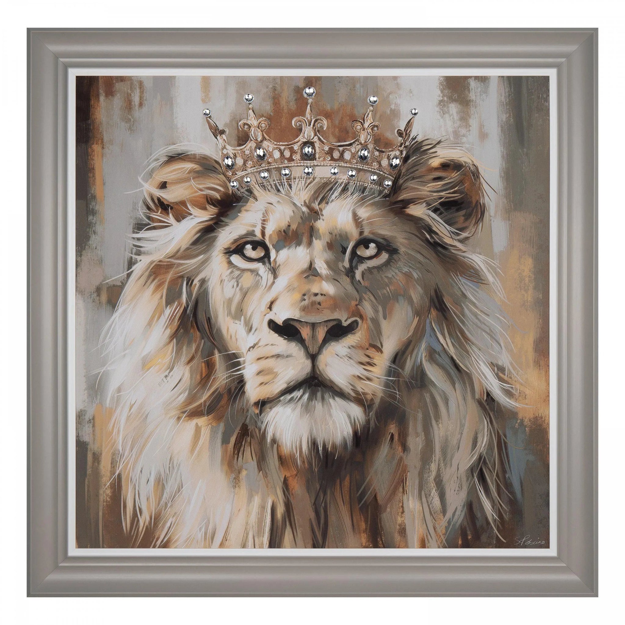 The King Framed Canvas