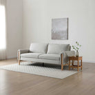 Thea Sofabed Hevre Grey Textured Weave,Hevre Natural textures Weave