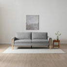 Thea Sofabed Hevre Grey Textured Weave,Hevre Natural textures Weave
