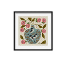 Three Bird Rose Vase
