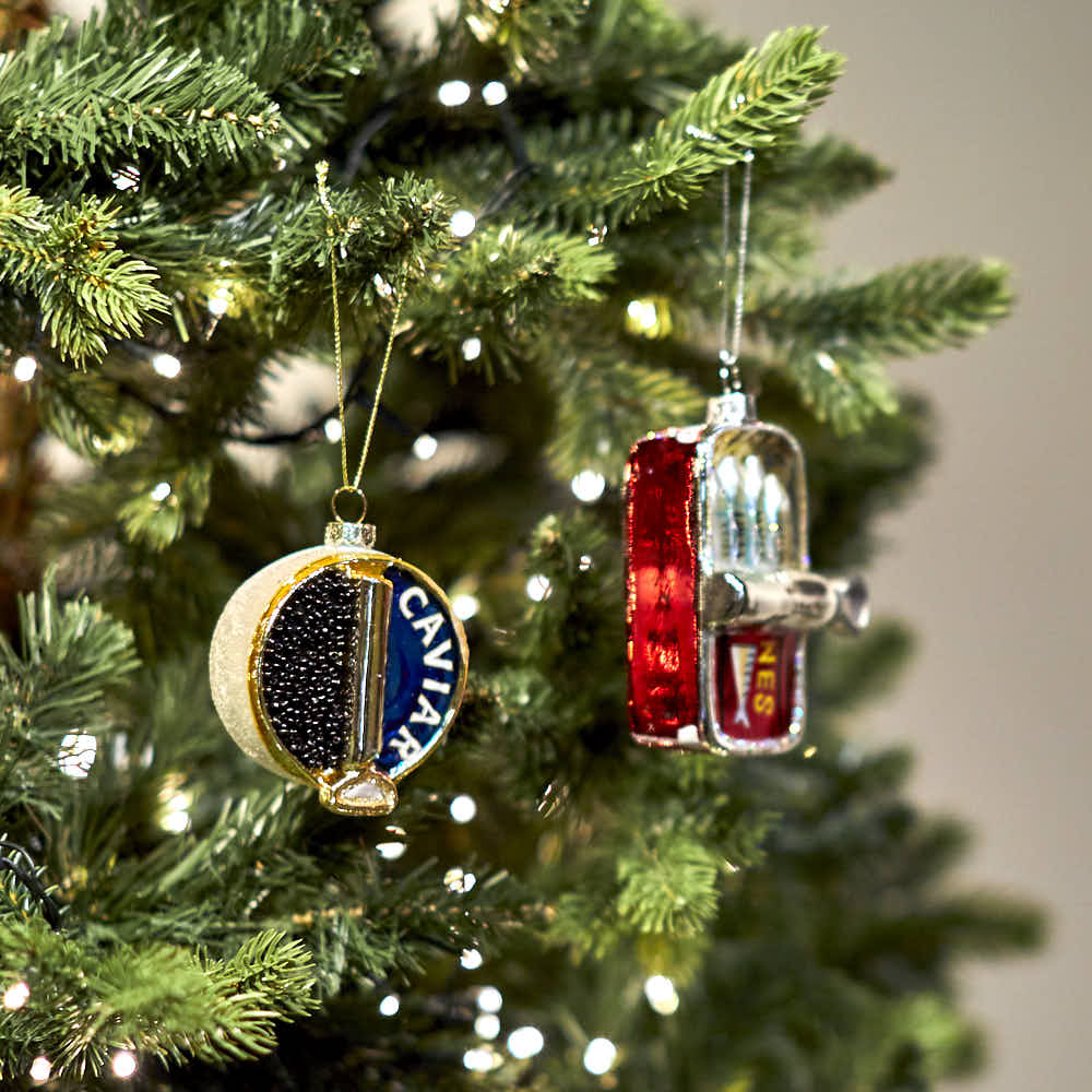 Tin of Caviar Bauble - Angela Reed - Christmas Decorations