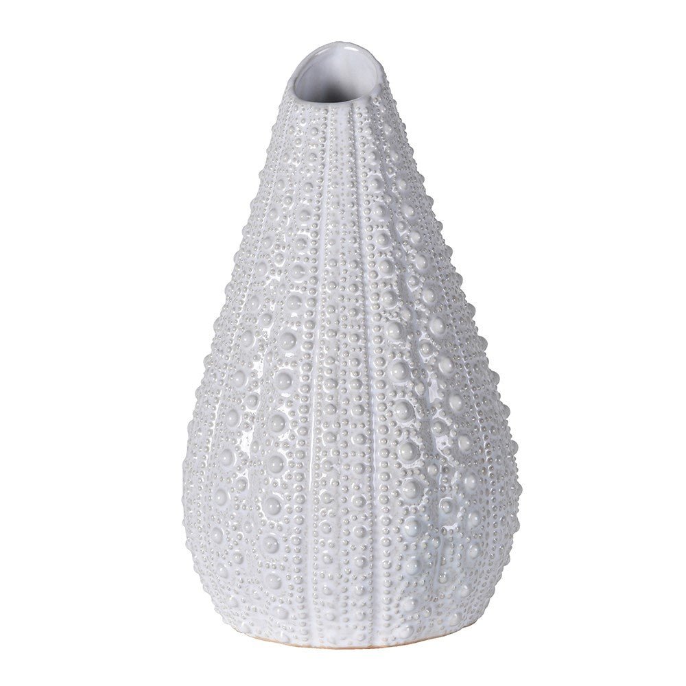 Urchin White Vase