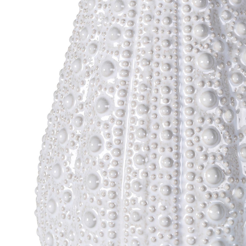 Urchin White Vase