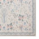 Versailles Washable Rug, Beige/Blue 61 x 230cm runner,122 x 170cm,152 x 230cm,180 x 270cm