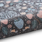 Versailles Washable Rug, Black/Blue - Angela Reed - 