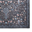 Versailles Washable Rug, Black/Blue - Angela Reed - 