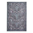 Versailles Washable Rug, Black/Blue - Angela Reed - 