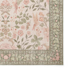Versailles Washable Rug, Neutral Beige/Green - Angela Reed - 