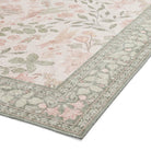 Versailles Washable Rug, Neutral Beige/Green - Angela Reed - 