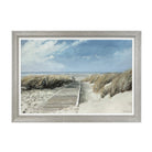 View To Sea Framed Canvas
