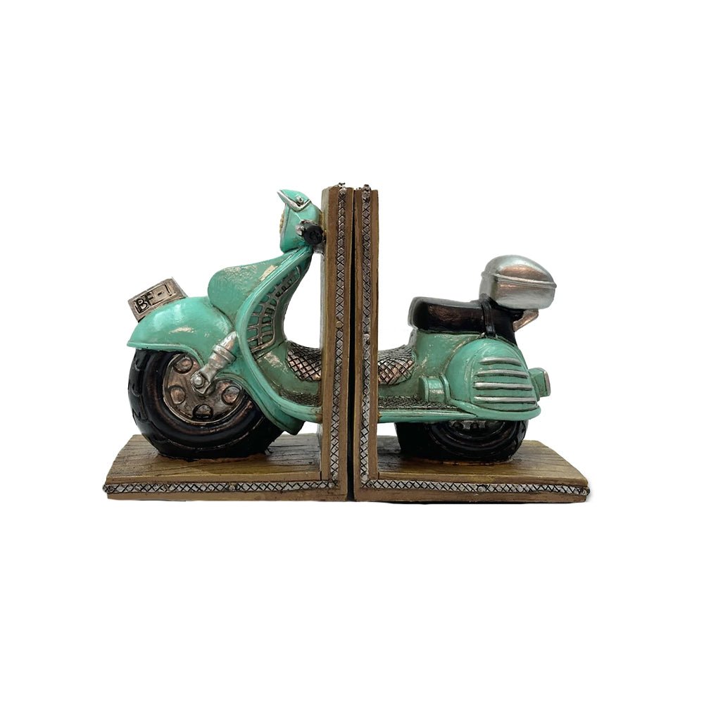 Vintage Scooter Bookends