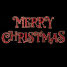 Vintage Style Merry Christmas Sign with Lights