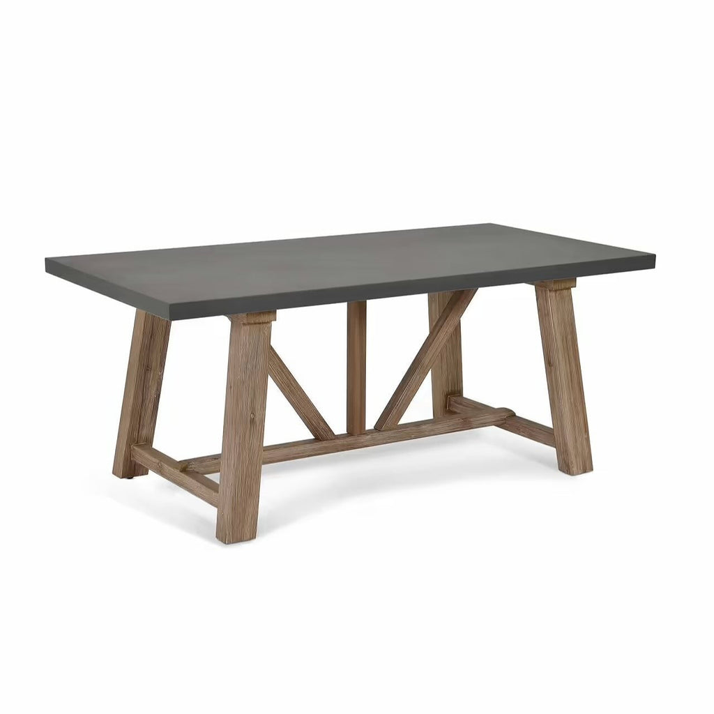 Chilford Dining Table, Grey Slate Medium,Large