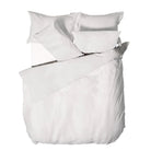 Waffle Duvet Set, White Double (4'6) Bed,Single (3') Bed,Kingsize (5') Bed