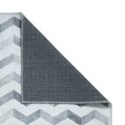 Washable Geometric Rug, Blue 61 x 120cm,61 x 170cm,76 x 150cm,76 x 230cm,122 x 170cm,152 x 230cm