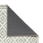 Washable Geometric Rug, Coral Green 61 x 120cm,61 x 170cm,76 x 150cm,76 x 230cm,122 x 170cm,152 x 230cm