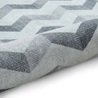 Washable Geometric Rug, Grey 61 x 120cm,61 x 170cm,76 x 150cm,76 x 230cm,122 x 170cm,152 x 230cm