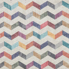 Washable Geometric Rug, Multi 61 x 120cm,61 x 170cm,76 x 150cm,76 x 230cm,122 x 170cm,152 x 230cm
