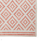Washable Geometric Rug, Orange 61 x 120cm,61 x 170cm,76 x 150cm,76 x 230cm,122 x 170cm,152 x 230cm