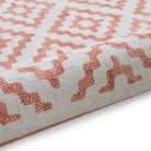 Washable Geometric Rug, Orange 61 x 120cm,61 x 170cm,76 x 150cm,76 x 230cm,122 x 170cm,152 x 230cm