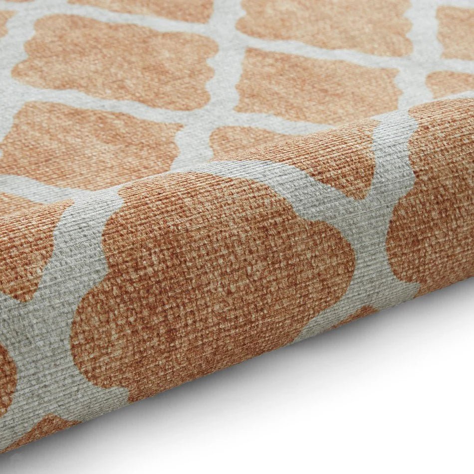 Washable Geometric Rug, Yellow 61 x 120cm,61 x 170cm,76 x 150cm,76 x 230cm,122 x 170cm,152 x 230cm