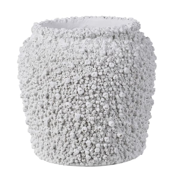 White Barnacle Vase