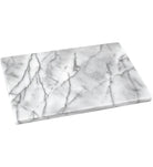 White Marble Platter 30 x 20cm,46 x 30cm