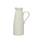 White Terracotta Jug Tall