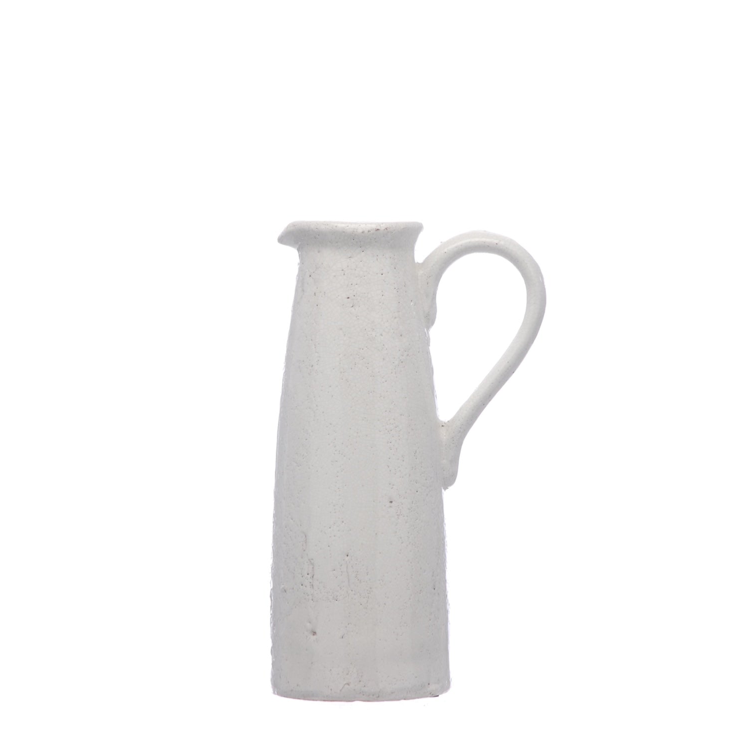 White Terracotta Jug Tall,Short,Squat