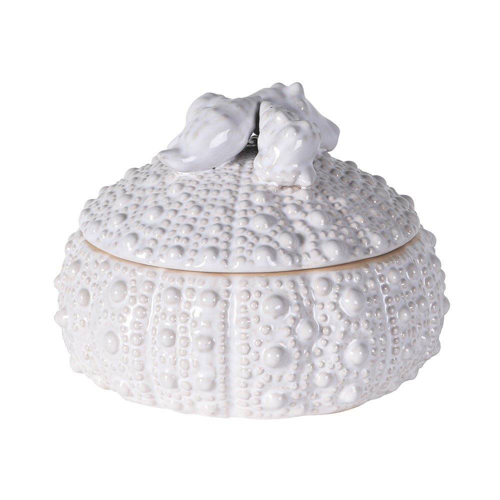 White Urchin Trinket Pot