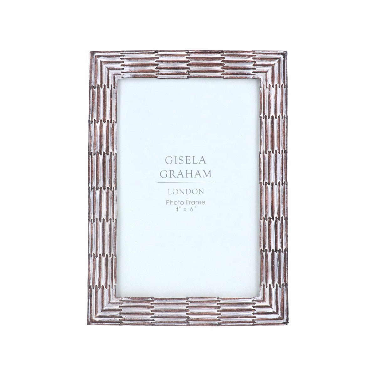 White Wash Groove Photo Frame - Angela Reed - 