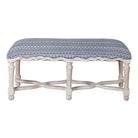 White-wash Tremiti Cotton Bench