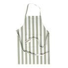 Wide Stripe Apron, Olive