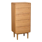 Winchester 5 Drawer Tall Chest With Mirror