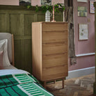 Winchester 5 Drawer Tall Chest With Mirror