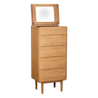 Winchester 5 Drawer Tall Chest With Mirror