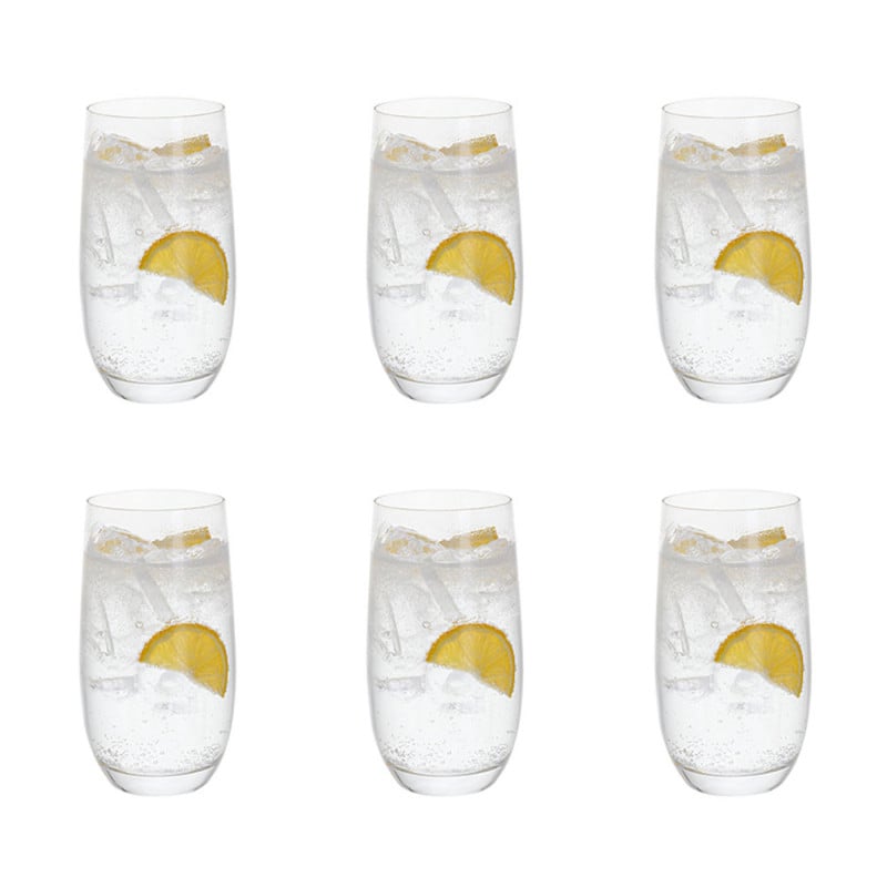 Wine & Dine Highball, Set of 6 Glasses - Angela Reed - 