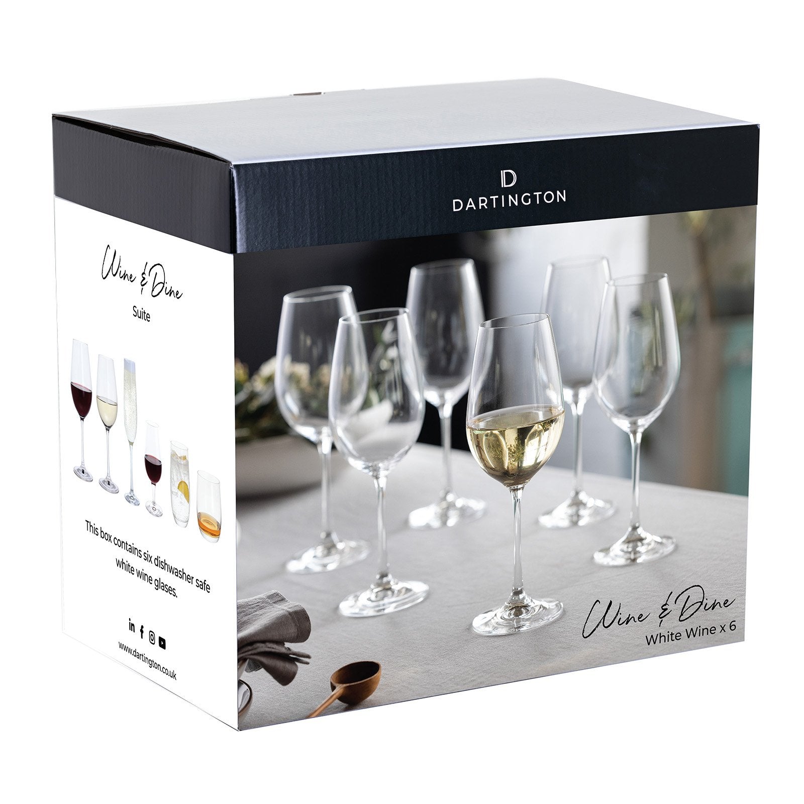 Wine & Dine White Wine, Set of 6 - Angela Reed - 