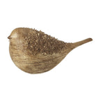 Wood Effect Bird Ornament Green,Red,Natural