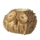 Wood Effect Large Owl Pot