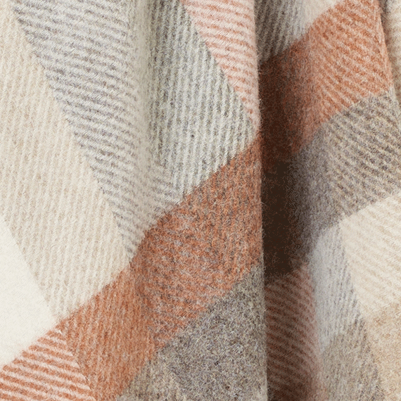 Woodale Blush Throw by Bronte