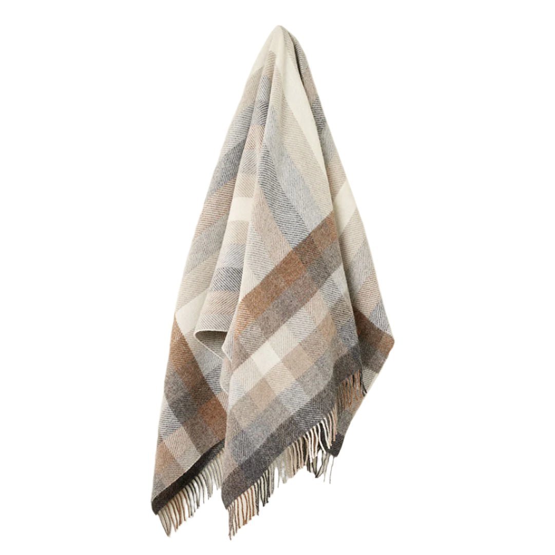 Woodale Natural Throw by Bronte