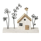 Wooden House Decoration with Trees