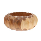 Wooden Scallop Bowl