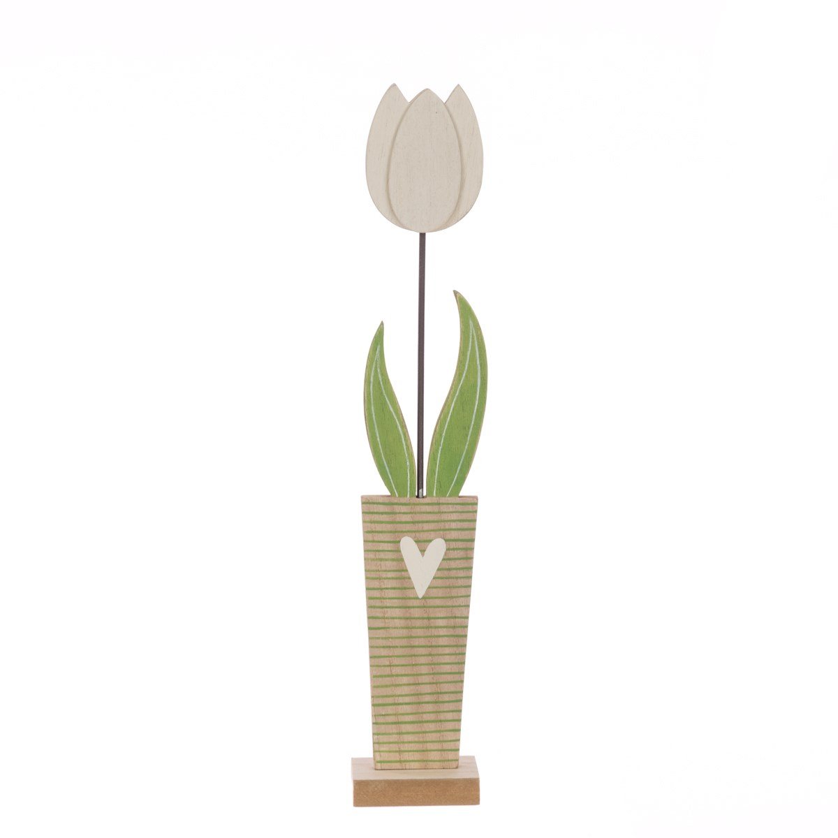 Wooden Tulip in Pot, Large