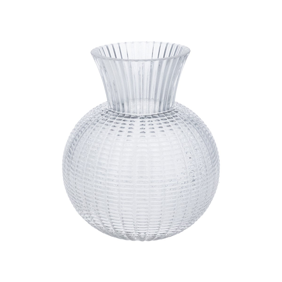Woven Ball Vase, Clear - Angela Reed - 