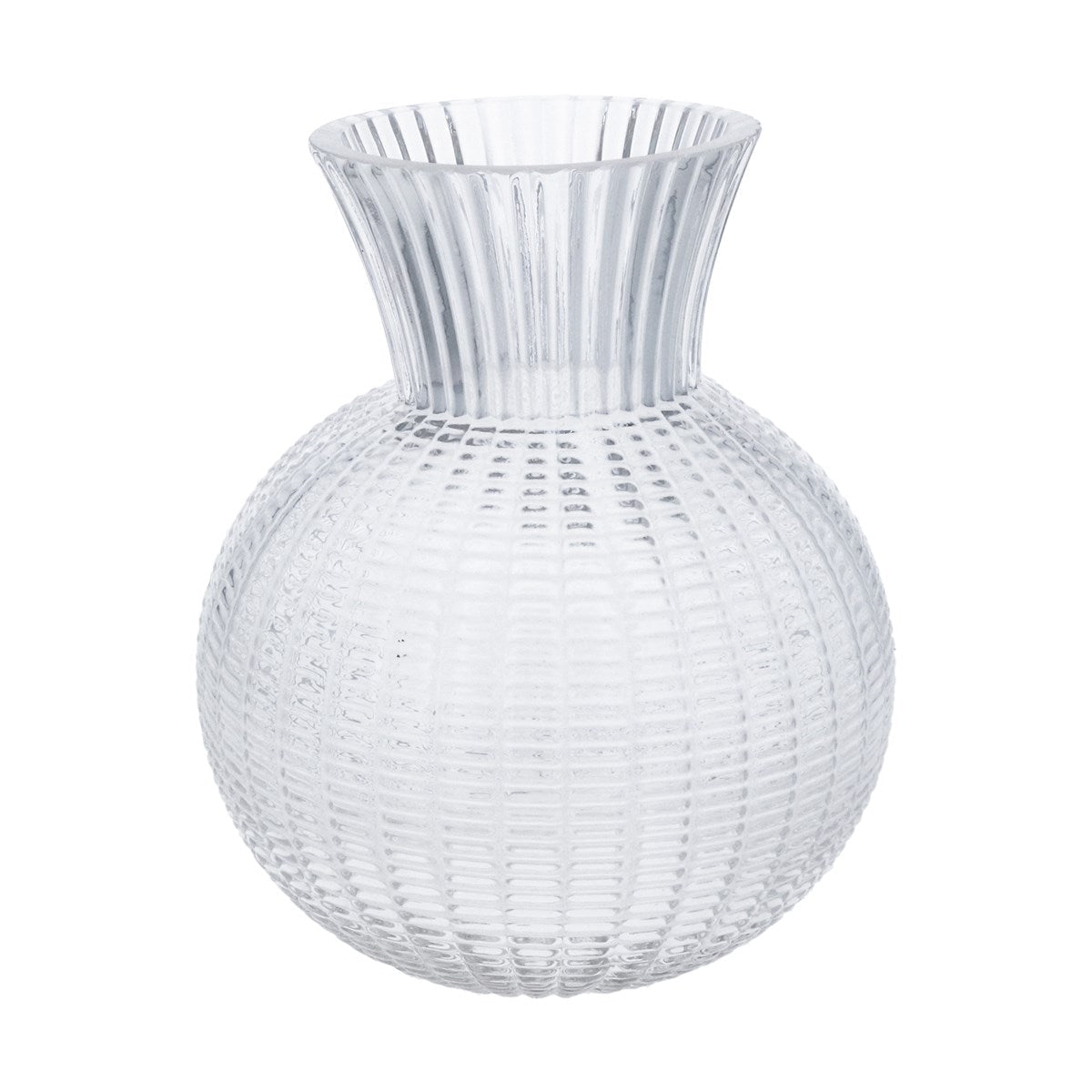 Woven Ball Vase, Clear - Angela Reed - 