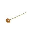 Yellow Anemone Felt Flower Stem
