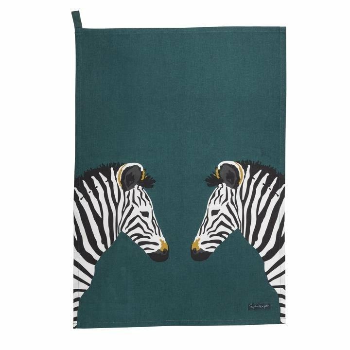 ZSL Zebra (Scene) Tea Towel